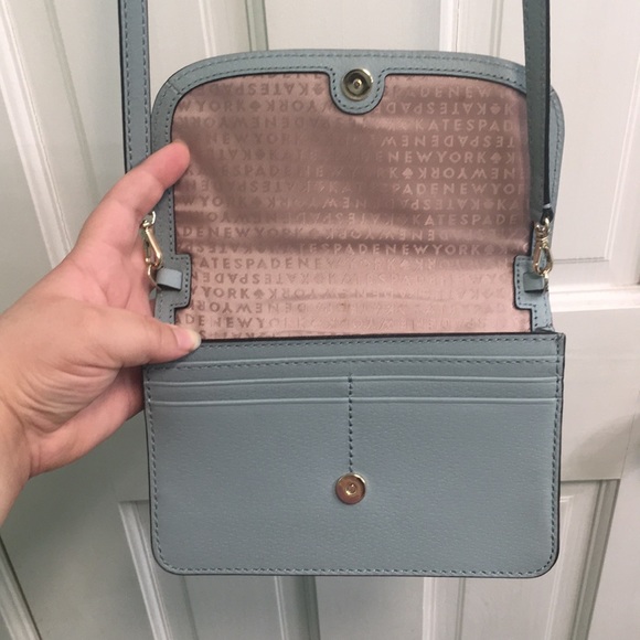Kate Spade Mikka Grove Street Blue Crossbody Purse Bag - Picture 5 of 14